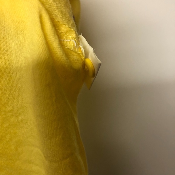 Zara Basic Yellow Lace Top - Picture 4 of 5
